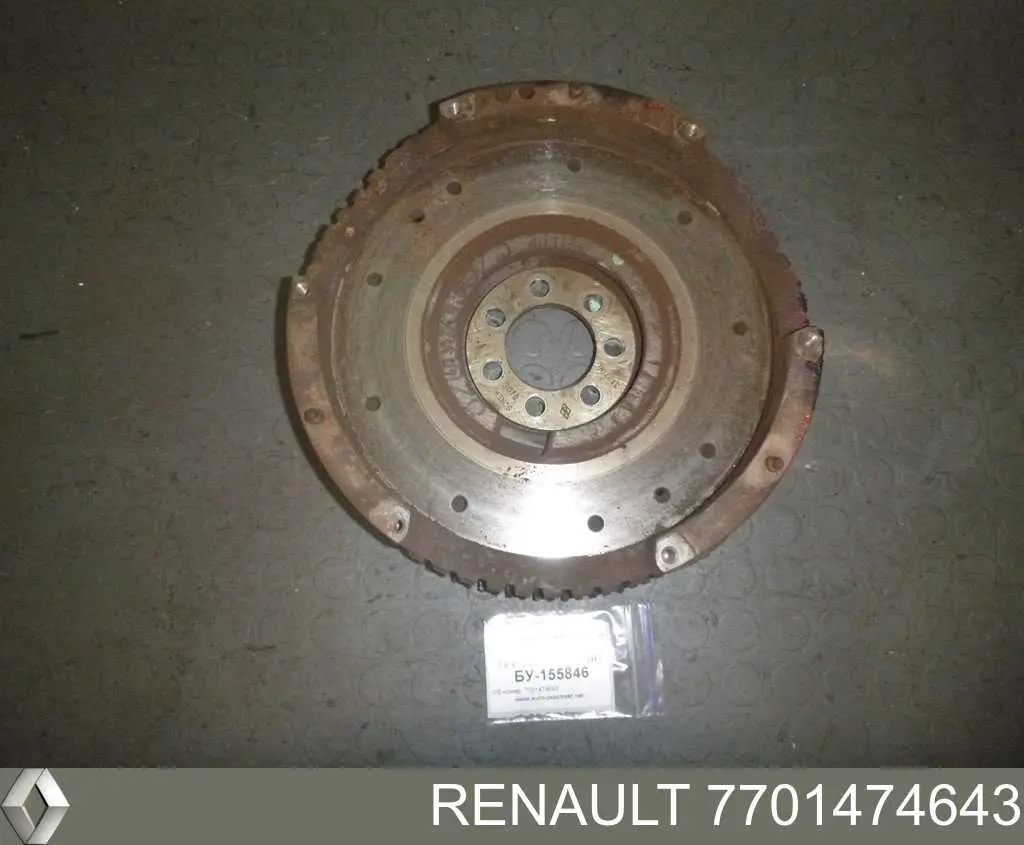 Маховик двигателя RENAULT 7701474643
