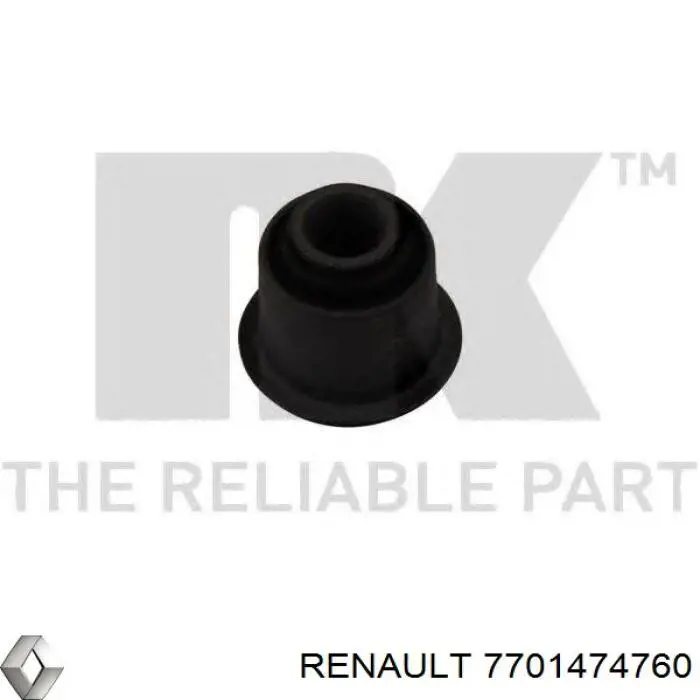 Braço oscilante inferior direito de suspensão traseira para Renault Kangoo (KC0)