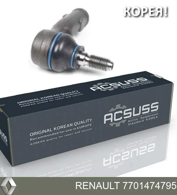 Наконечник рулевой тяги Renault (RVI) 7701474795