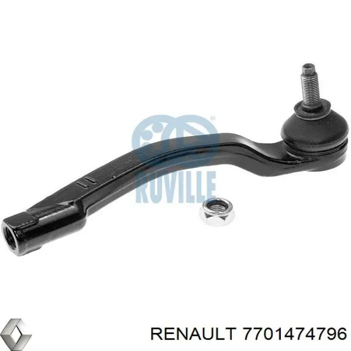 Купить 7701474796 Renault (RVI) Наконечник рулевой тяги, внешний