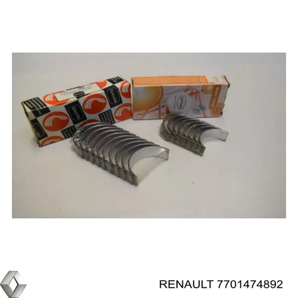 ENT074013STD Engitech Комплект подшипников скольжения
