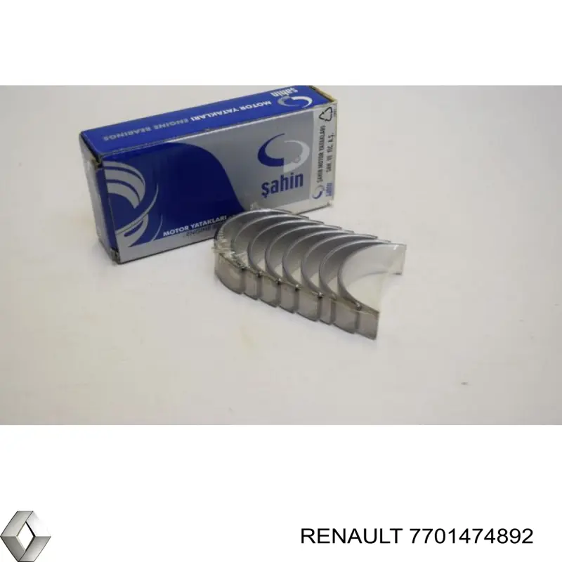 Вкладыши шатунные ENT074013STD Engitech