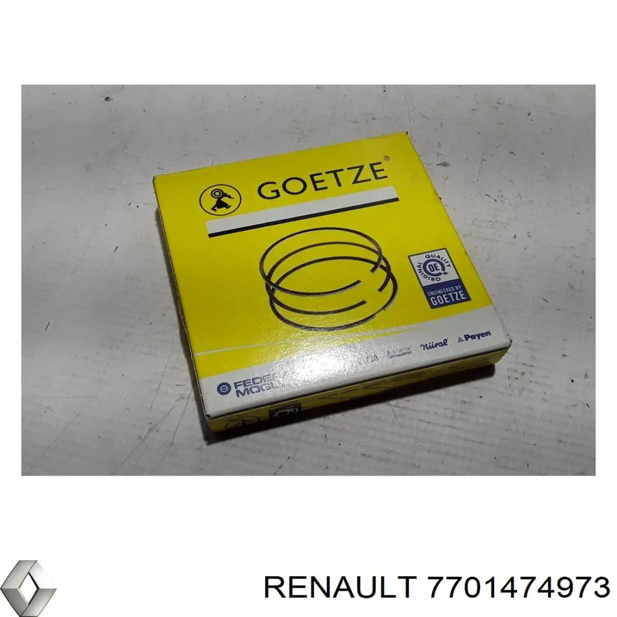Кольца поршневые STD на 1 цилиндр Renault (RVI) 7701474973 цена, от 20.72 USD