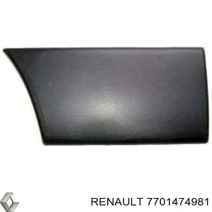 Молдинг задней левой двери 7701474981 Renault (RVI)