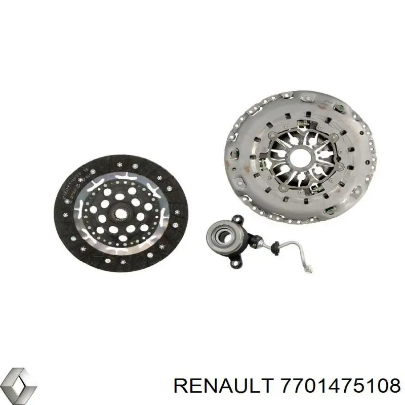 Комплект сцепления (3 части) Renault (RVI) 7701475108 цена, от 130.30 USD