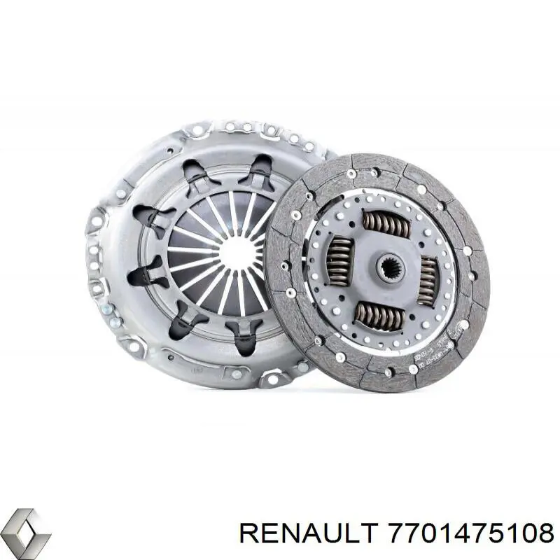 Купить 7701475108 Renault (RVI) Комплект сцепления (диск, корзина, подшипник)