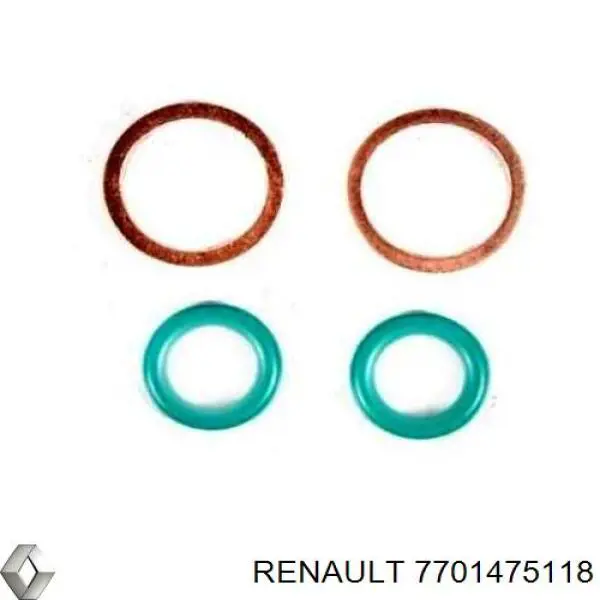 Прокладка радиатора масляного 7701475118 Renault (RVI)