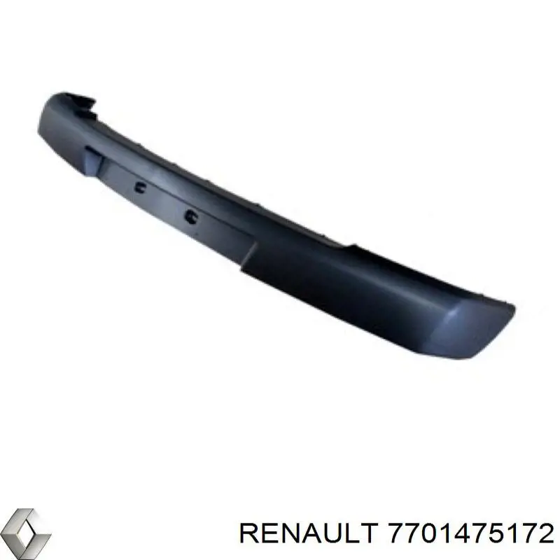 7701475172 Renault (RVI) накладка бампера заднего