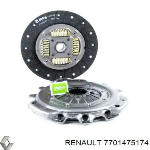 Сцепление 7701475174 Renault (RVI)