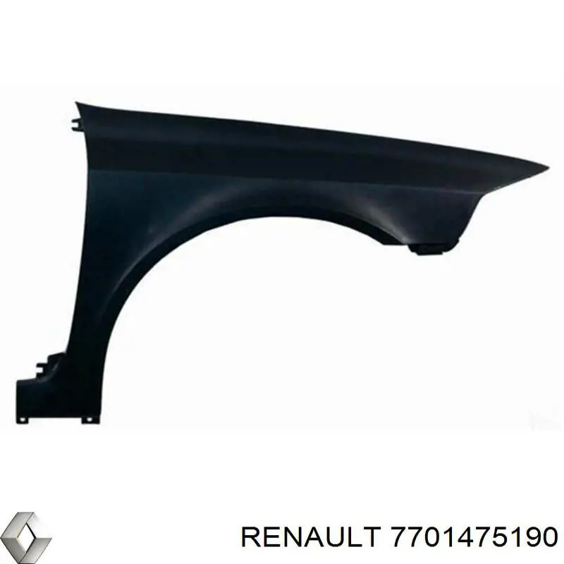 7701475190 Renault (RVI) крыло переднее правое