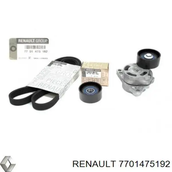 Ремень агрегатов приводной, комплект Renault (RVI) 7701475192 цена, от 103.27 USD