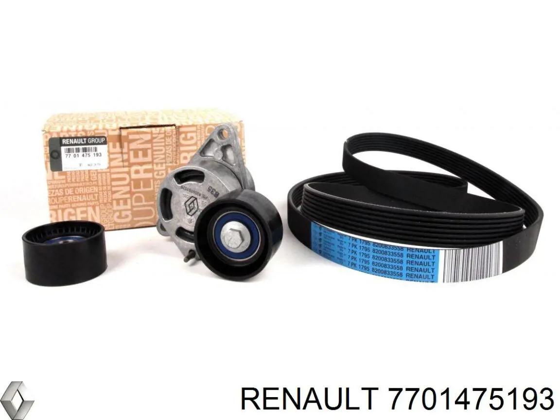 Приводной ремень агрегатов Renault (RVI) 7701475193