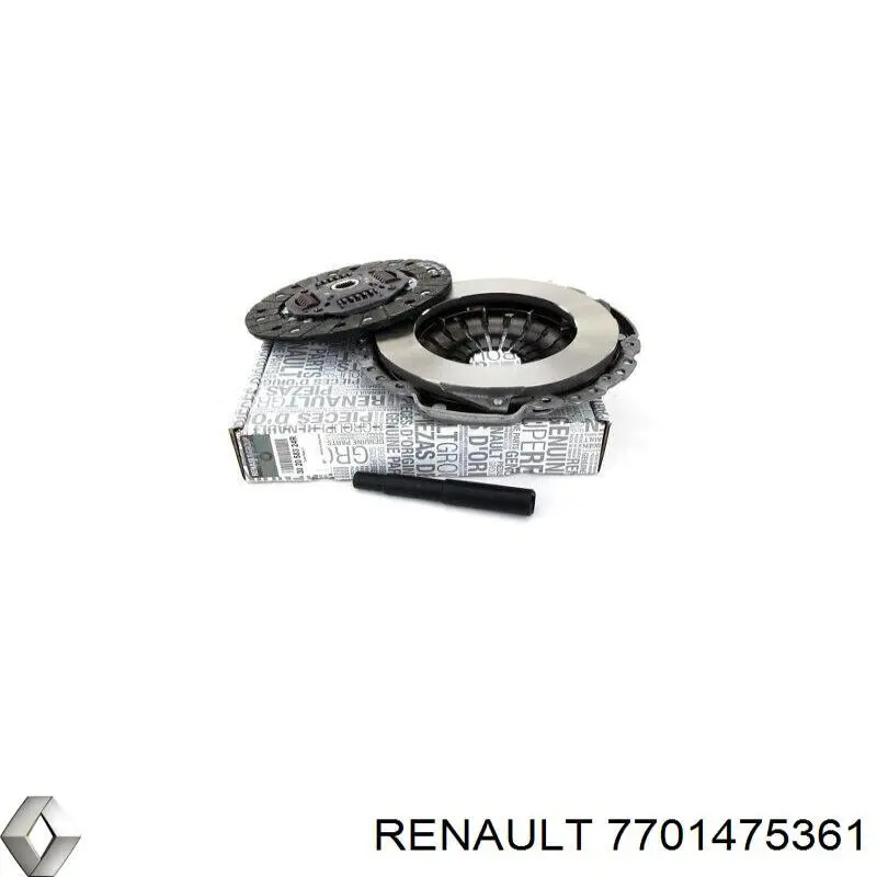 Комплект сцепления (3 части) Renault (RVI) 7701475361 цена, от 101.66 USD