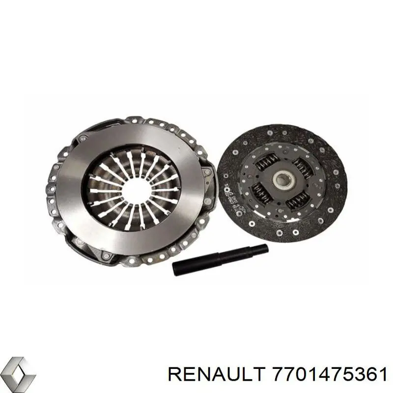 Купить 7701475361 Renault (RVI) Комплект сцепления (диск, корзина, подшипник)