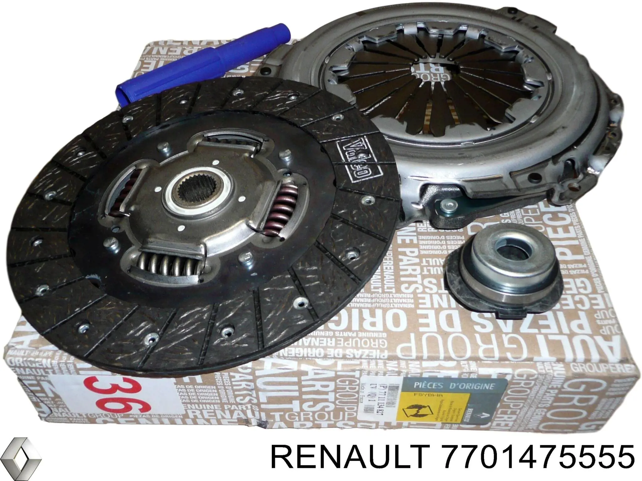 Комплект сцепления (3 части) Renault (RVI) 7701475555 цена, от 87.21 USD