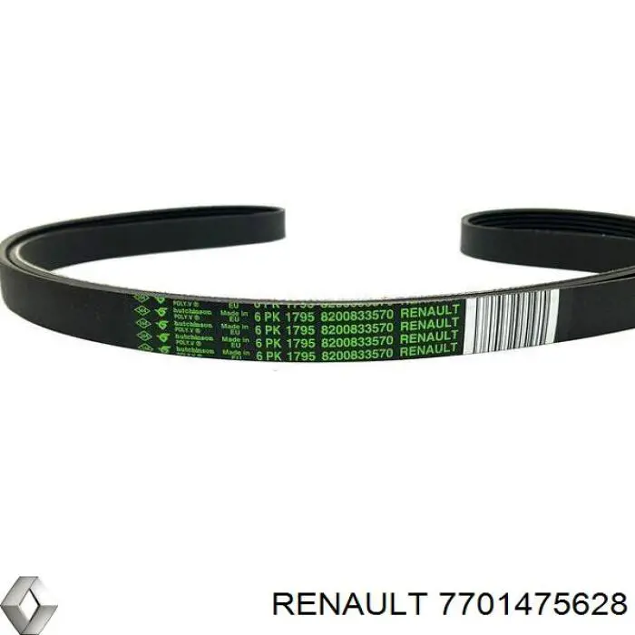 Ремень агрегатов приводной, комплект Renault (RVI) 7701475628 цена, от 79.41 USD