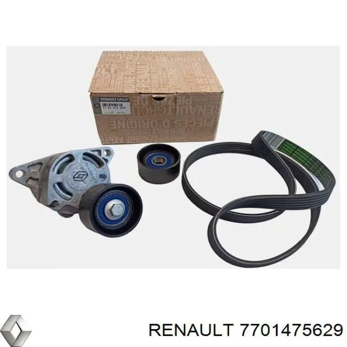 7701475629 Renault (RVI) ремень агрегатов приводной, комплект