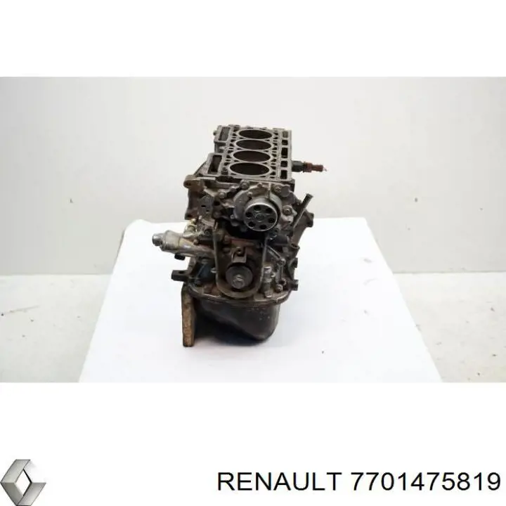Блок цилиндров двигателя Renault (RVI) 7701475819