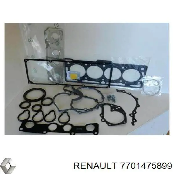 Комплект прокладок двигателя верхний Renault (RVI) 7701475899