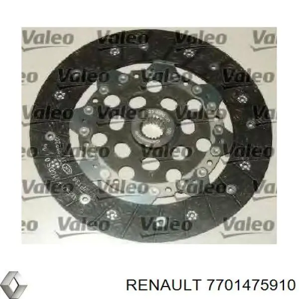 Комплект сцепления (3 части) Renault (RVI) 7701475910 цена, от 195.00 USD
