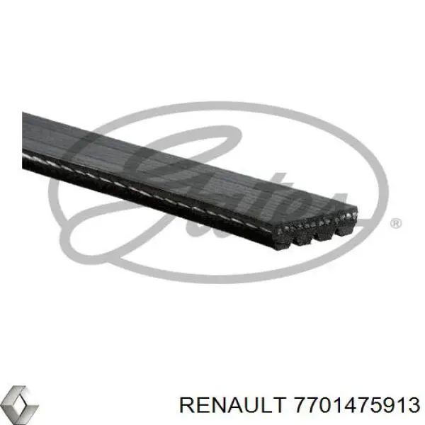 Клиновый ремень Renault (RVI) 7701475913 цена, от 10.59 USD