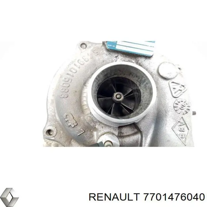 Турбокомпрессор Renault (RVI) 7701476040