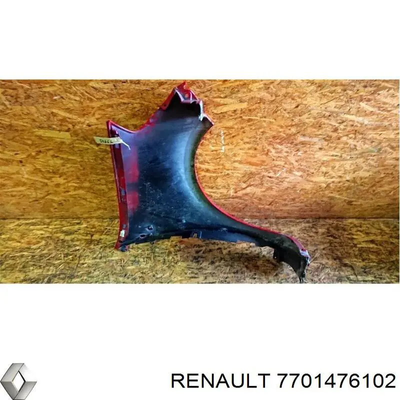 Guardabarros delantero izquierdo 7701476102 Renault (RVI)