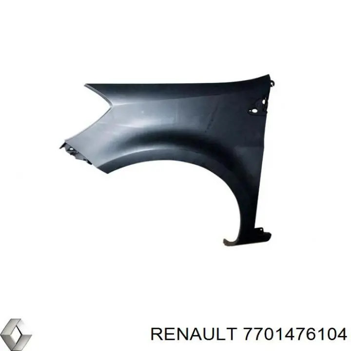 7701476104 Renault (RVI) pára-lama dianteiro esquerdo