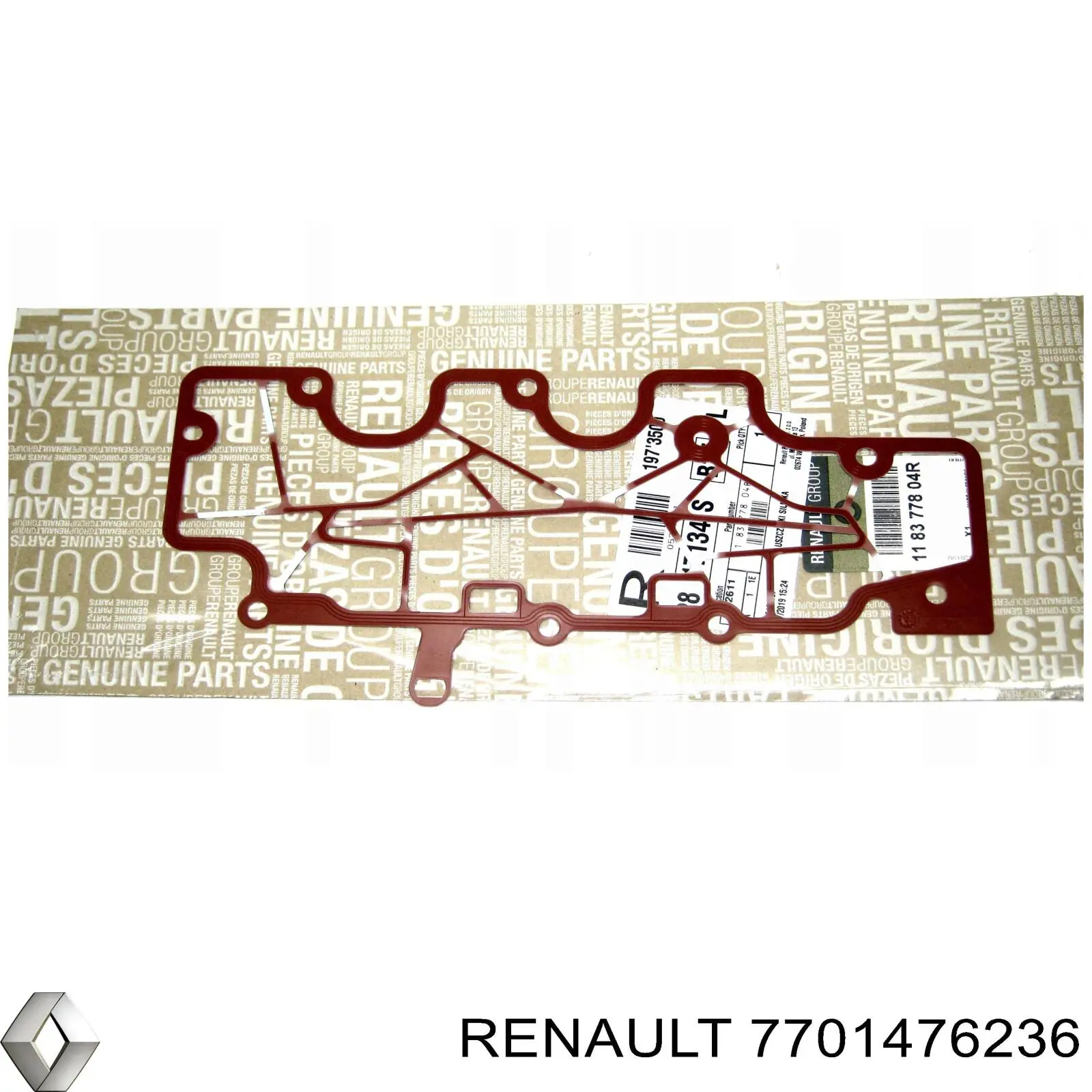 7701476236 Renault (RVI) Комплект прокладок двигателя верхний