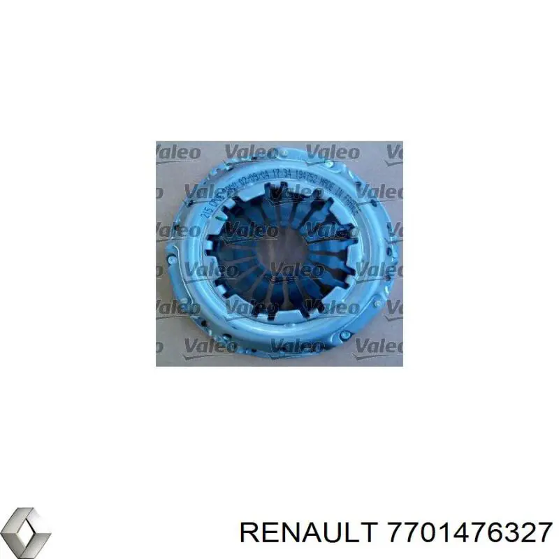 Купить 7701476327 Renault (RVI) Комплект сцепления (диск, корзина, подшипник)
