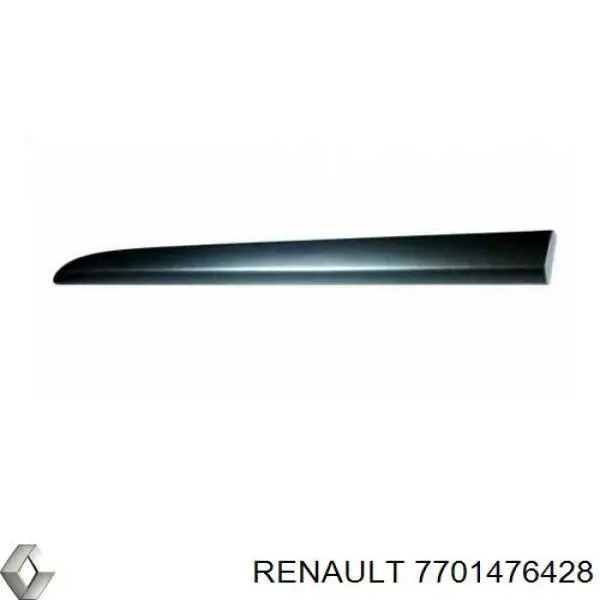 7701476428 Renault (RVI) moldura da porta traseira esquerda