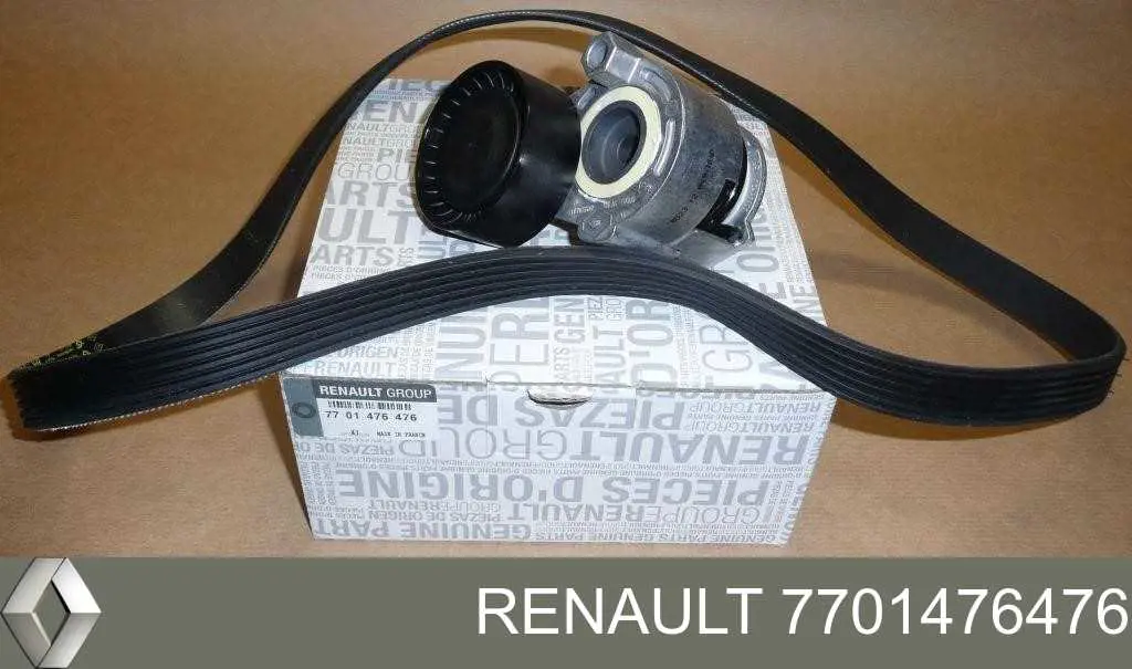 7701476476 Renault (RVI) ремень агрегатов приводной, комплект