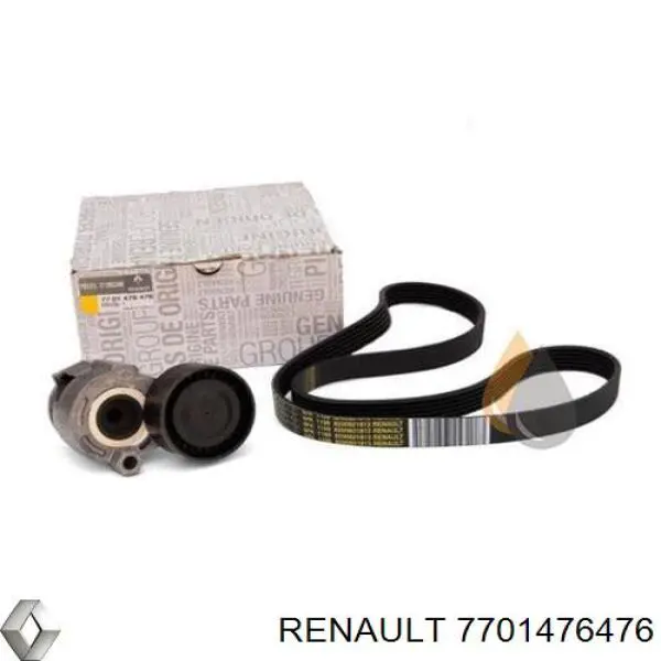 Ремень агрегатов приводной, комплект Renault (RVI) 7701476476 цена, от 53.19 USD