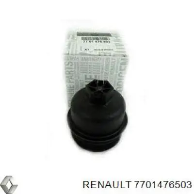 Tapa de filtro de aceite 7701476503 Renault (RVI)