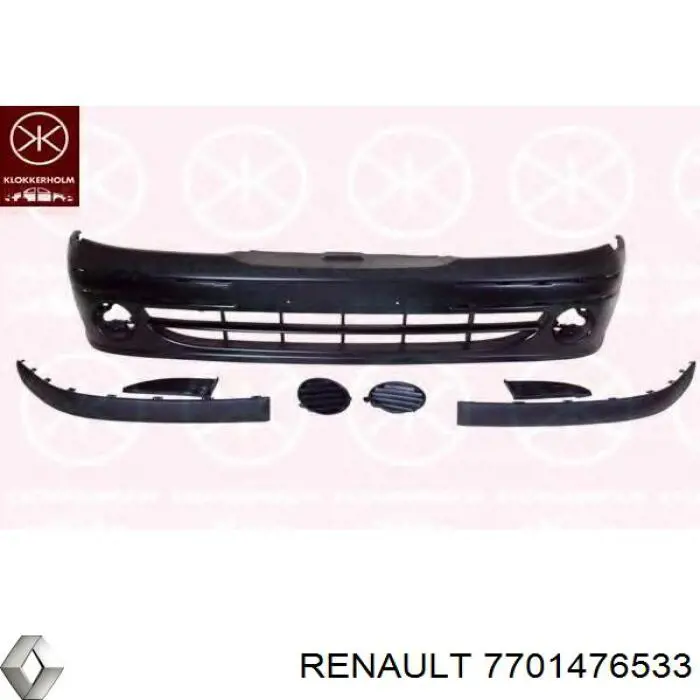 Бампер на авто Renault (RVI) 7701476533 цена, от 51.55 USD