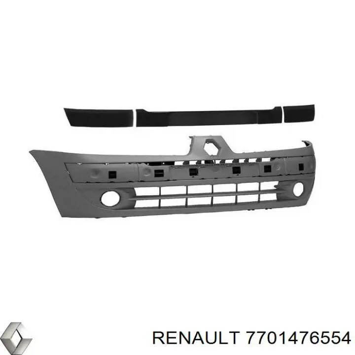 7701476554 Renault (RVI) передний бампер