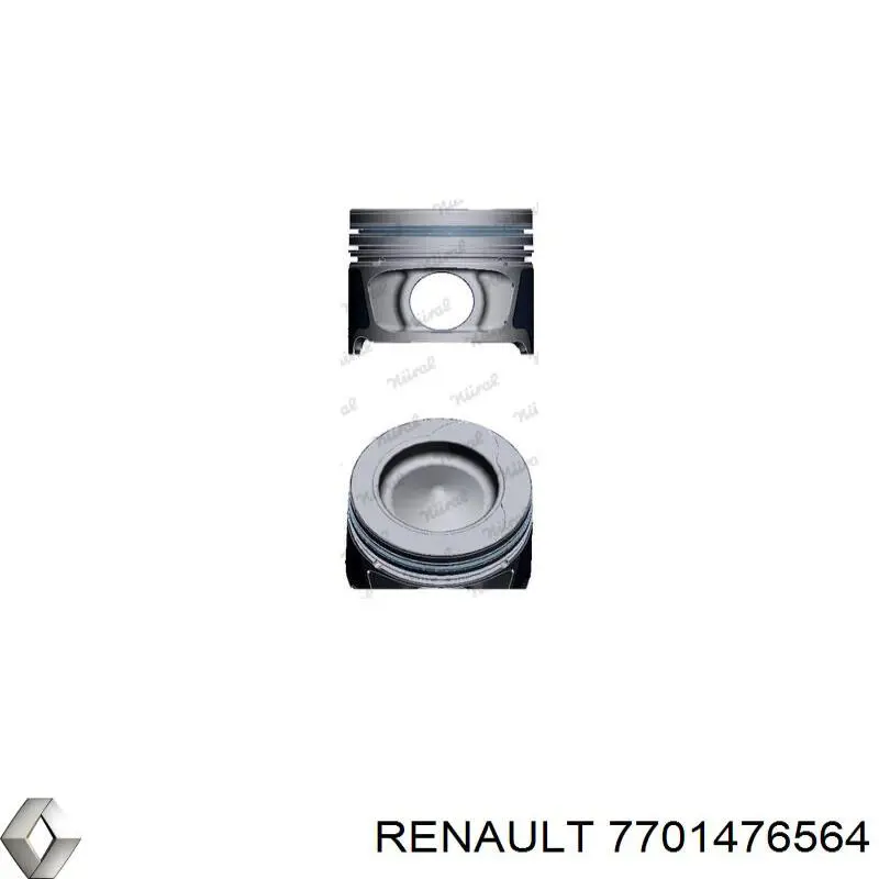 Поршень на 1 цилиндр 120A19588R Renault (RVI)