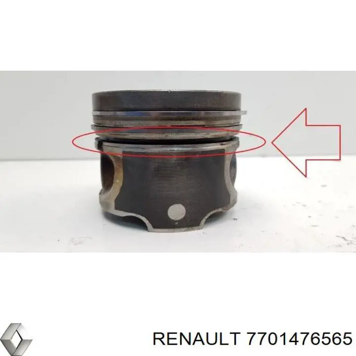 7701476565 Renault (RVI) pistão do kit para 1 cilindro, std