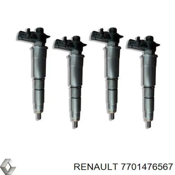 7701476567 RENAULT Inyector original y equivalente