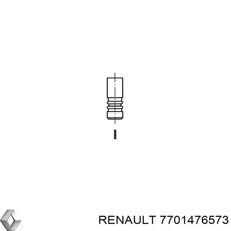 Клапан впускной Renault (RVI) 7701476573 цена, от 6.30 USD