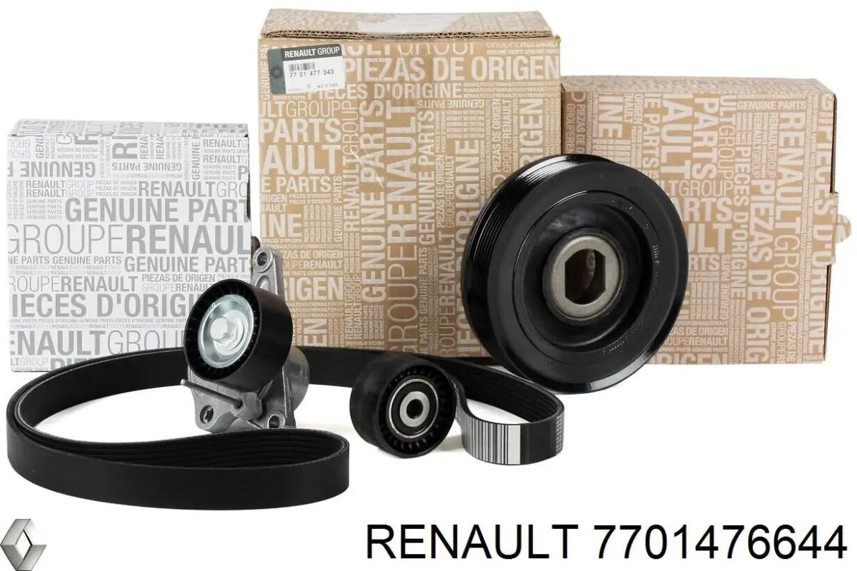 7701476644 Renault (RVI) Ремень приводной, комплект