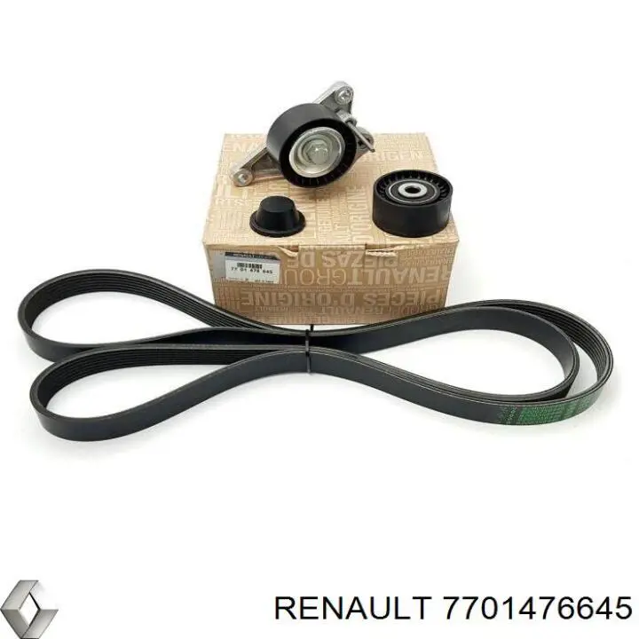 Ремень агрегатов приводной, комплект Renault (RVI) 7701476645