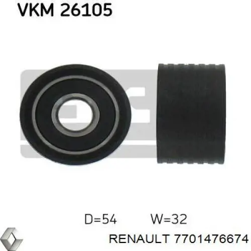 ГРМ ремни, комплект Renault (RVI) 7701476674 цена, от 98.67 USD