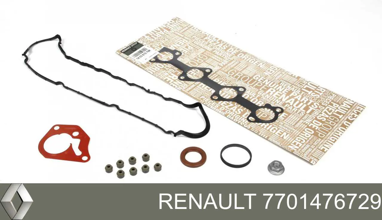 Комплект прокладок двигателя верхний Renault (RVI) 7701476729