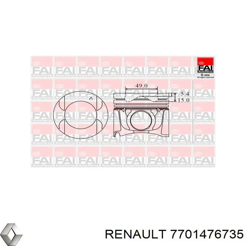  7701476735 Renault (RVI)