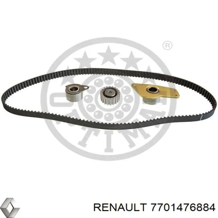 Compre 7701476884 Renault (RVI) Correia do mecanismo de distribuição de gás, kit