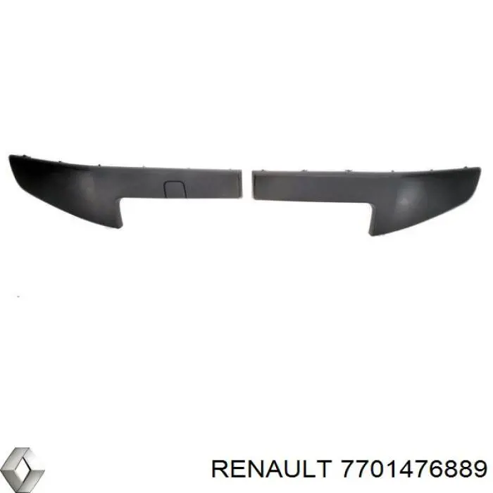 Накладка бампера переднего Renault (RVI) 7701476889 цена, от 14.97 USD