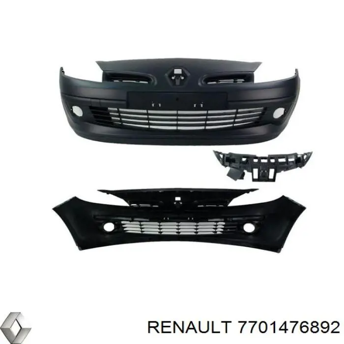 Купить 7701476892 Renault (RVI) Буфер (бампер) передний