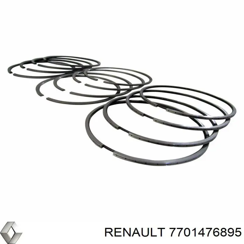 Купить 7701476895 Renault (RVI) Стандартные поршневые кольца в комплекте