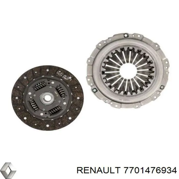 Купить 7701476934 Renault (RVI) Комплект сцепления (диск, корзина, подшипник)